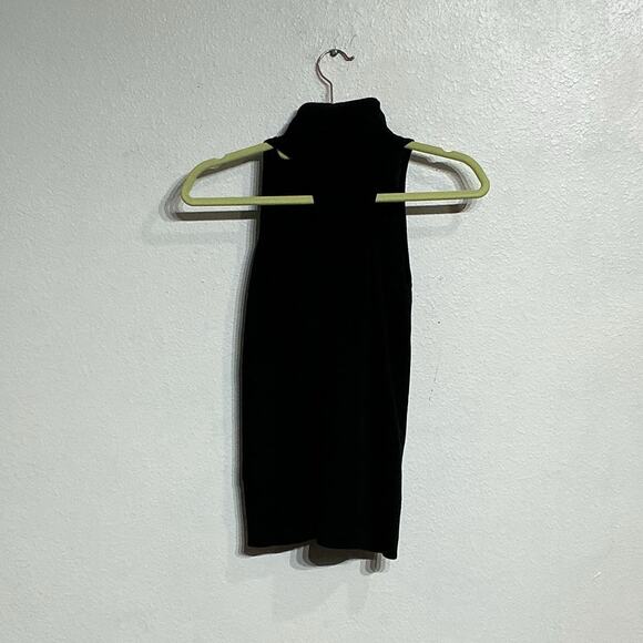 A.L.C. Black Paltrow Turtleneck Sleeveless Racerback Sz S - Picture 11 of 14